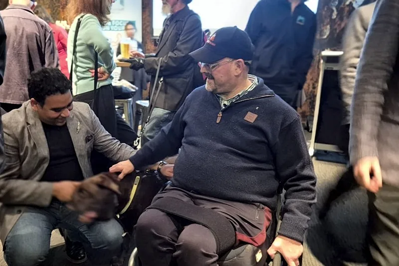 Ability Heroes community event - inclusive support with service dog