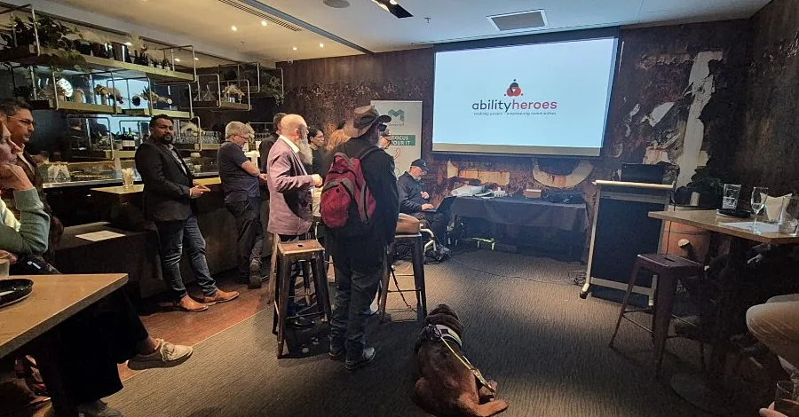 Ability Heroes presentation at community venue